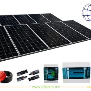 Sistema de 10 paneles solares a 110V