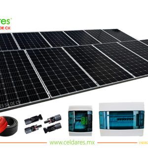 Sistema de 12 paneles solares a 110V