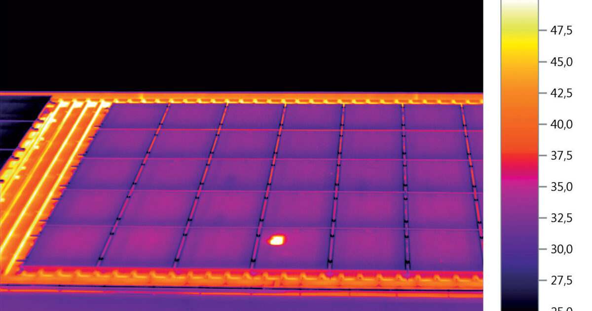 ¿Qué es un punto caliente en un panel solar?